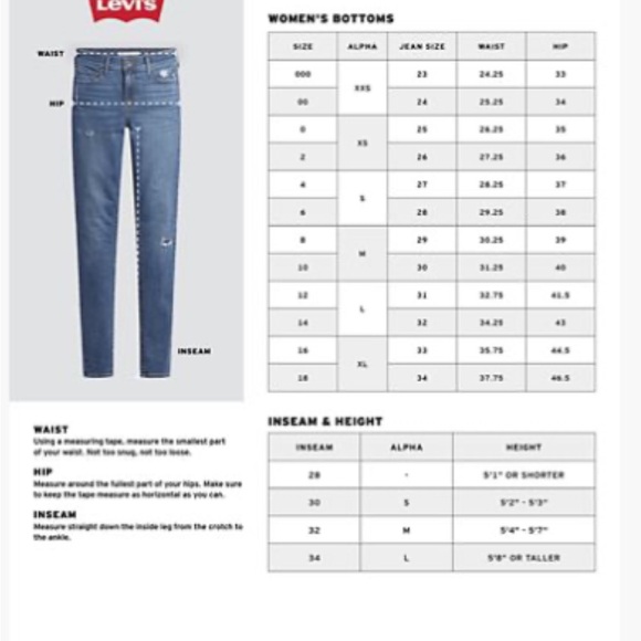 EUC LEVIS | 312 Shaping Slim Tribeca Sun - Picture 11 of 11